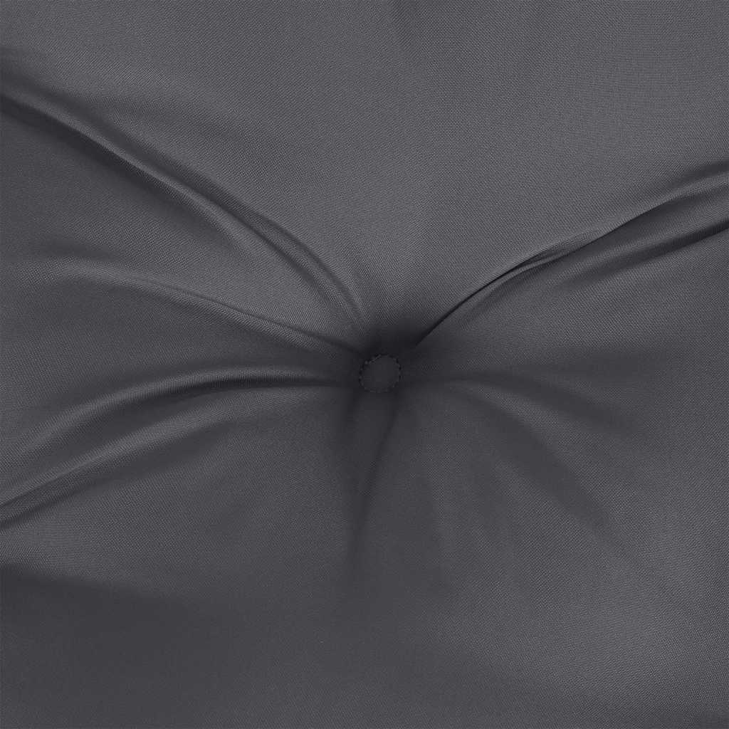 Jastuk za vrtnu klupu antracit 150x(50+50)x7 cm tkanina Oxford
