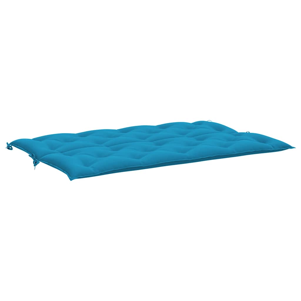 Jastuk za vrtnu klupu svjetloplavi 150x(50+50)x7 cm od tkanine