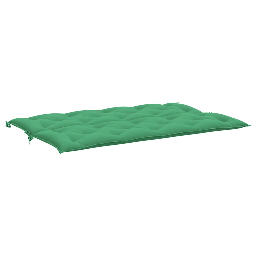Jastuk za vrtnu klupu zeleni 150x(50+50)x7 cm od tkanine Oxford