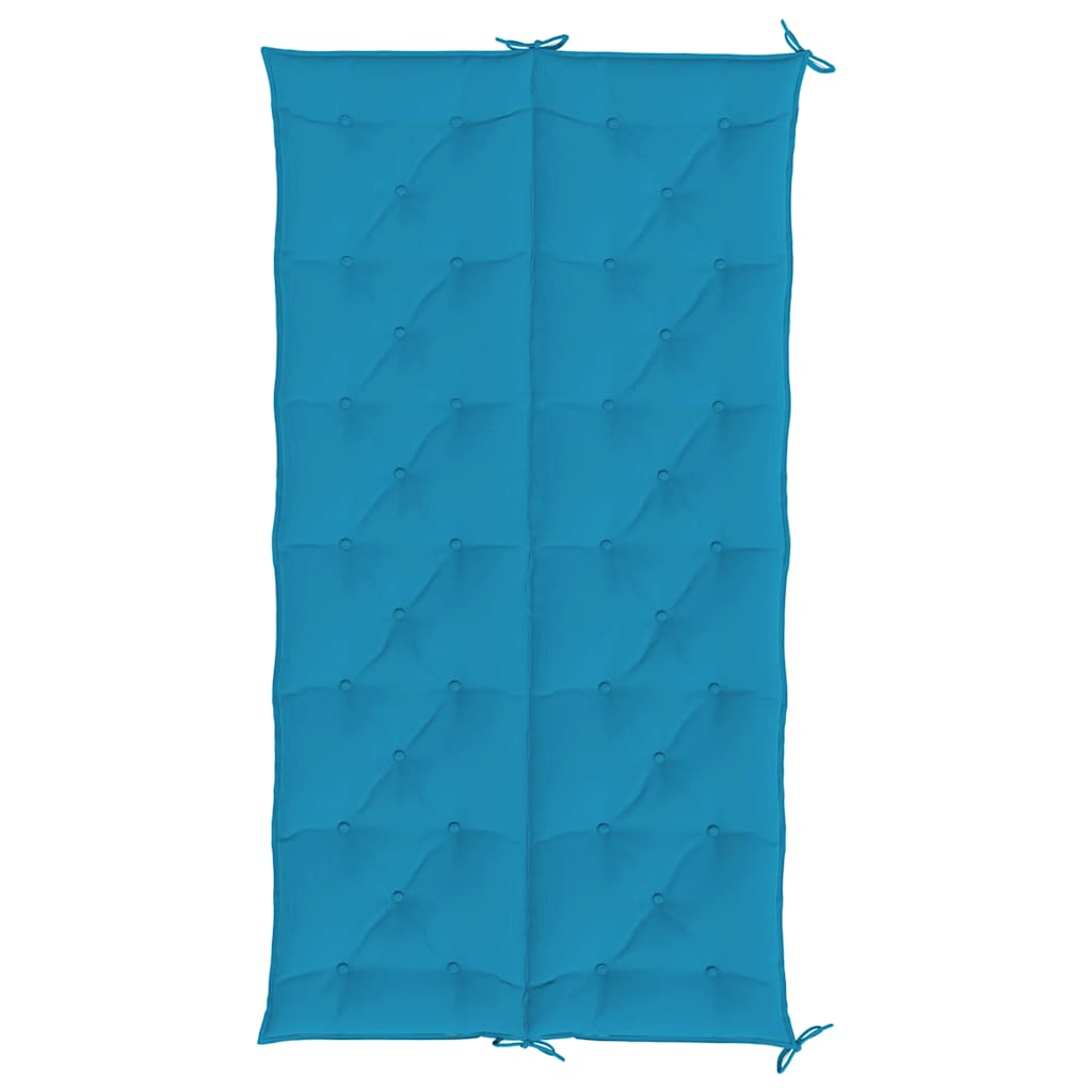 Jastuk za vrtnu klupu svjetloplavi 200x(50+50)x7 cm od tkanine