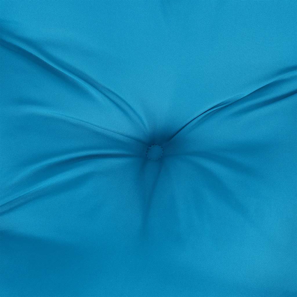 Jastuk za vrtnu klupu svjetloplavi 200x(50+50)x7 cm od tkanine