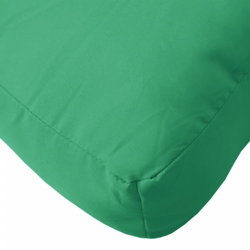 Jastuci za sofu od paleta 2 kom zeleni od tkanine