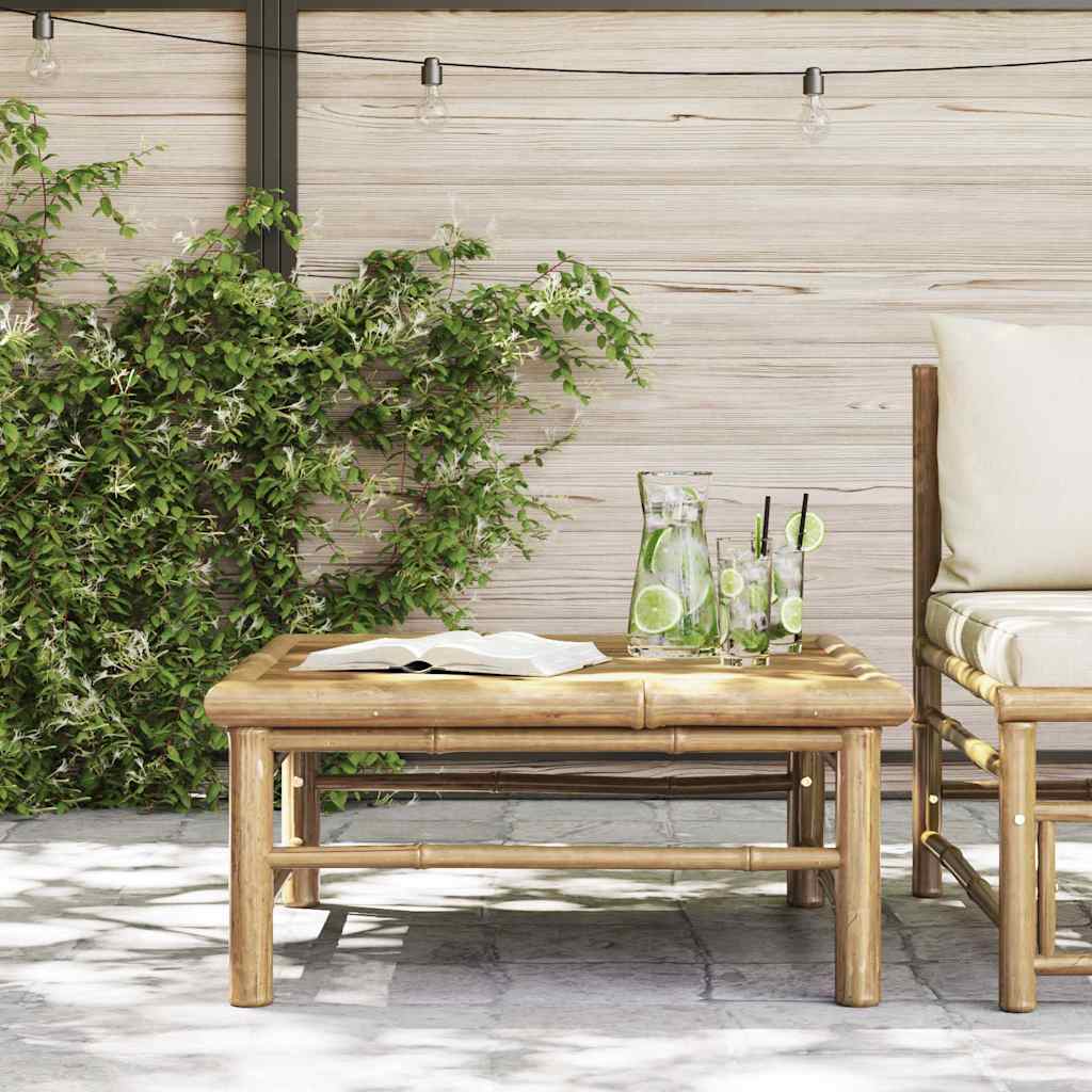 Vrtni stol 65 x 65 x 30 cm od bambusa