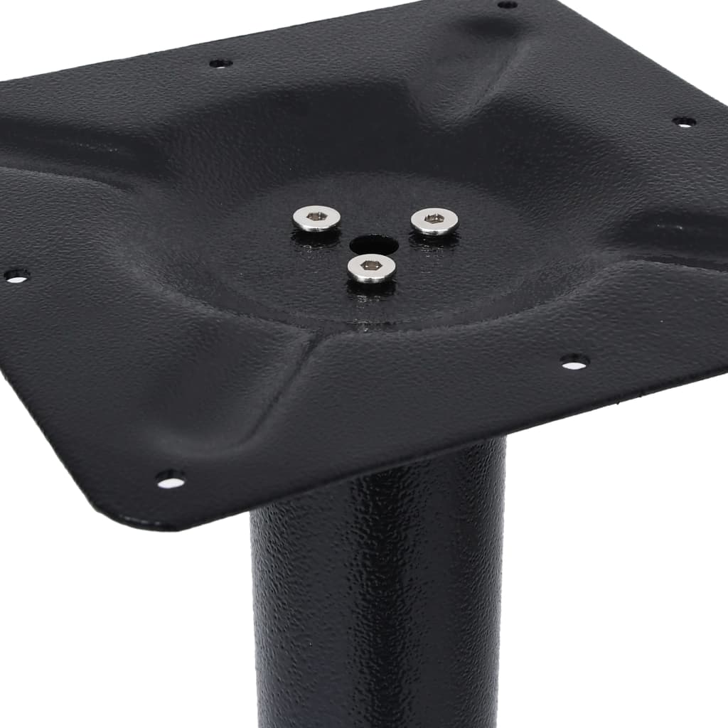 Noga za bistro stol crna 56 x 56 x 107 cm od lijevanog željeza