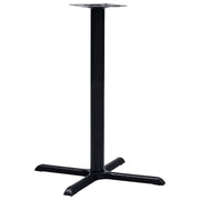 Noga za bistro stol crna 76 x 76 x 107 cm od lijevanog željeza