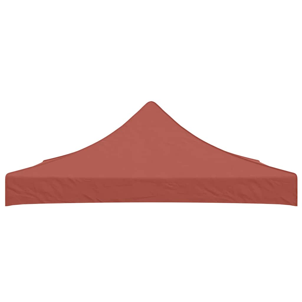 Krov za šator za zabave 3 x 3 m terakota 270 g/m²