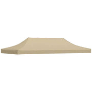 Krov za šator za zabave 6 x 3 m bež 270 g/m²