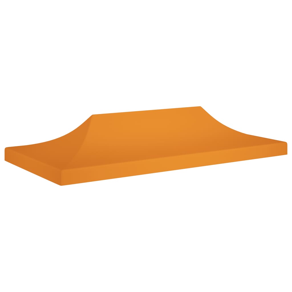 Krov za šator za zabave 6 x 3 m narančasti 270 g/m²
