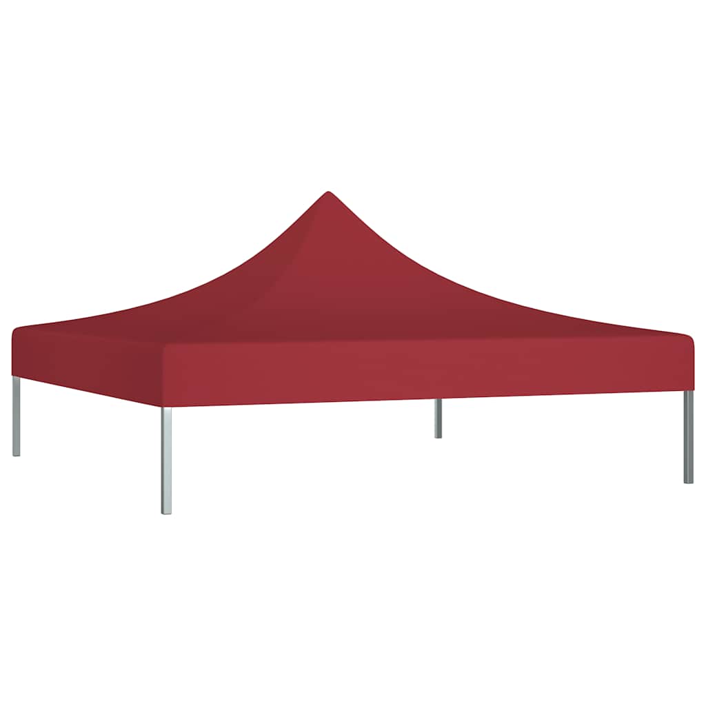 Krov za šator za zabave 2 x 2 m bordo 270 g/m²