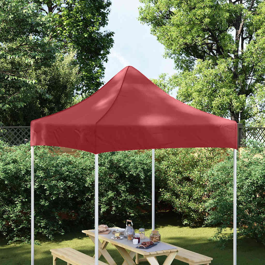 Krov za šator za zabave 2 x 2 m bordo 270 g/m²