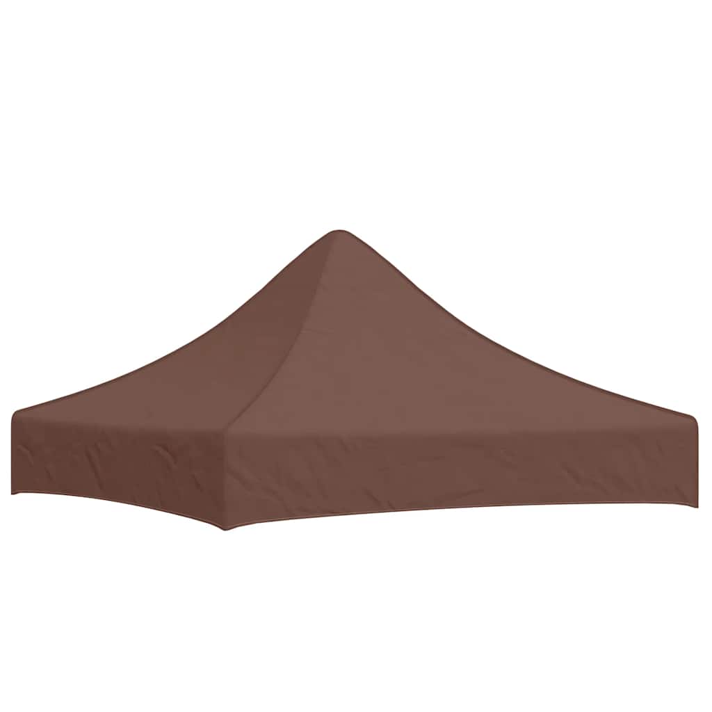 Krov za šator za zabave 2 x 2 m smeđi 270 g/m²
