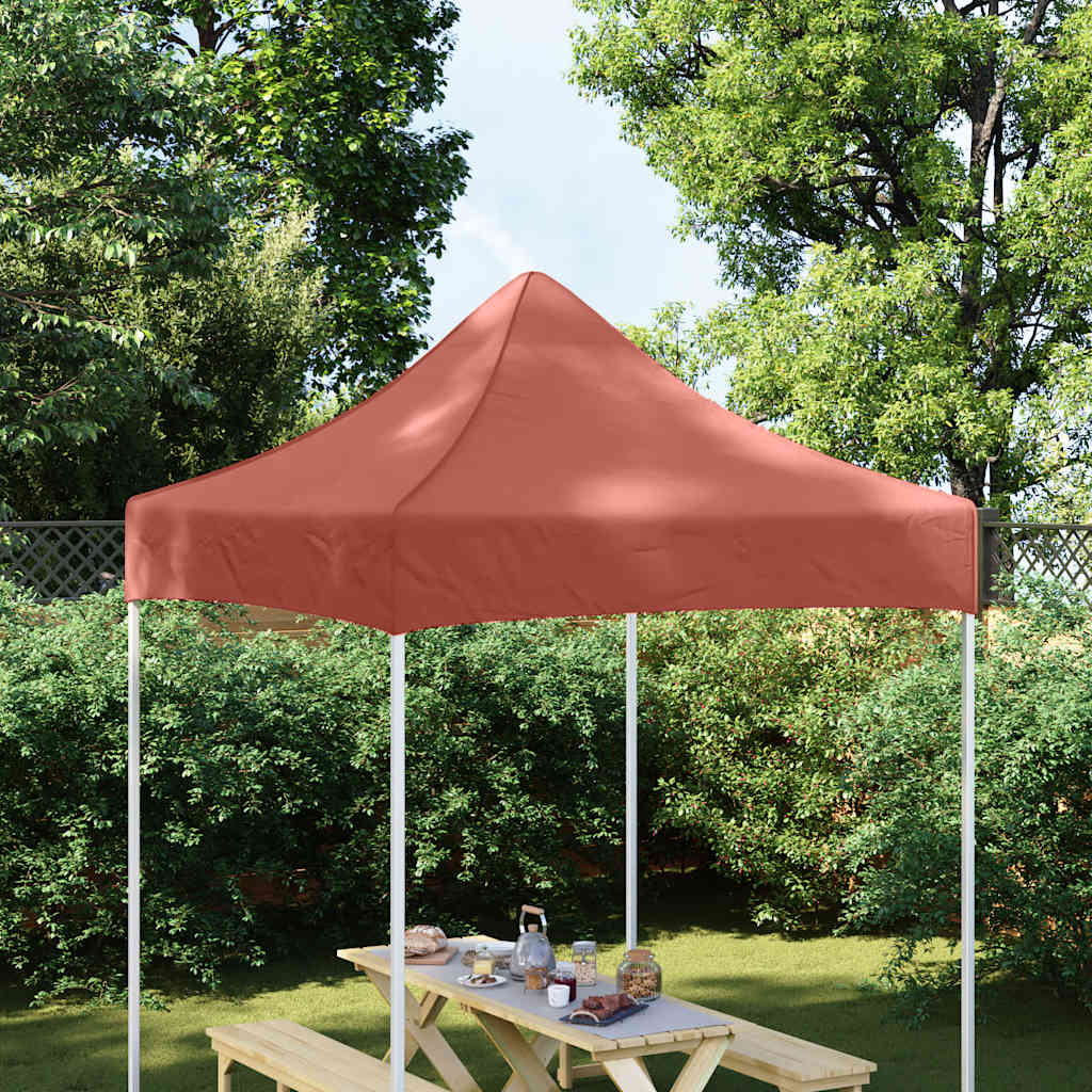 Krov za šator za zabave 2 x 2 m terakota 270 g/m²