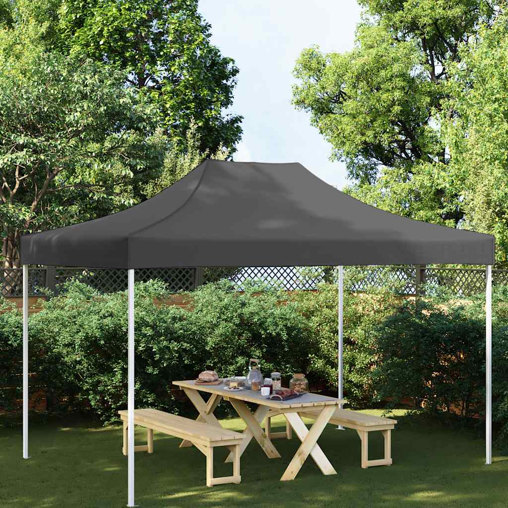 Krov za šator za zabave 4 x 3 m antracit 270 g/m²