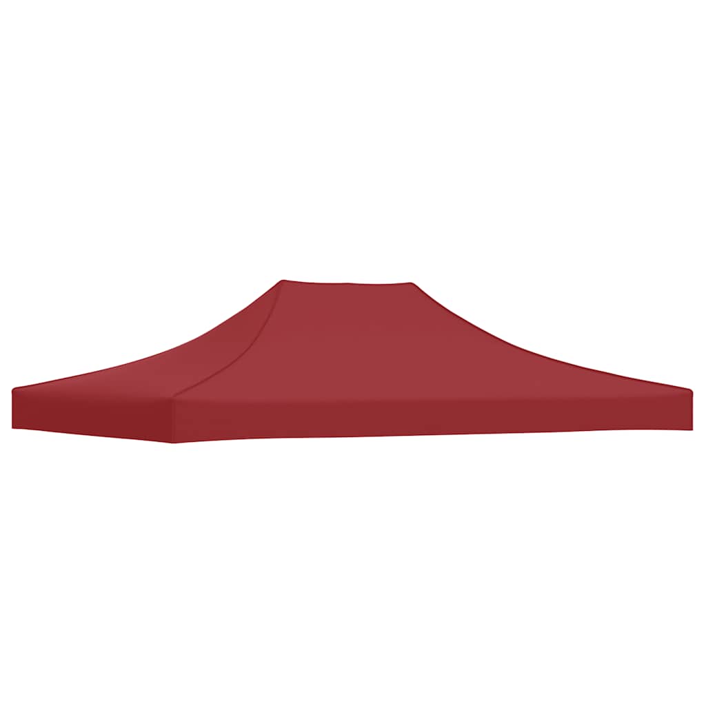 Krov za šator za zabave 4 x 3 m bordo 270 g/m²