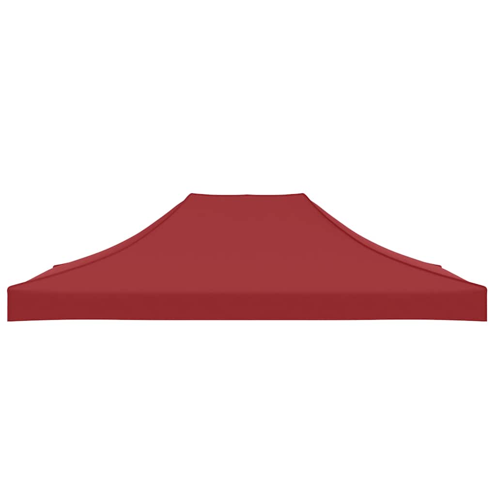 Krov za šator za zabave 4 x 3 m bordo 270 g/m²