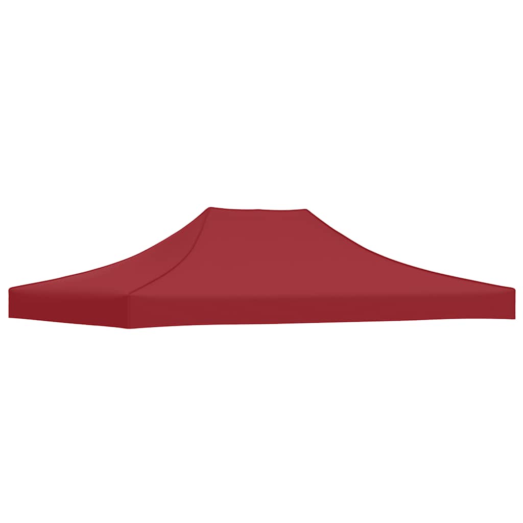 Krov za šator za zabave 4 x 3 m bordo 270 g/m²