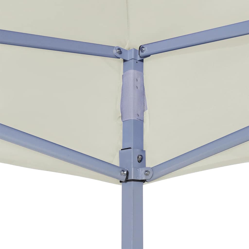 Krov za šator za zabave 4,5 x 3 m krem 270 g/m²