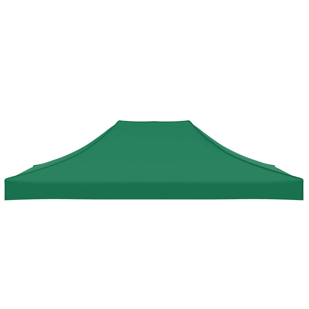 Krov za šator za zabave 4,5 x 3 m zeleni 270 g/m²