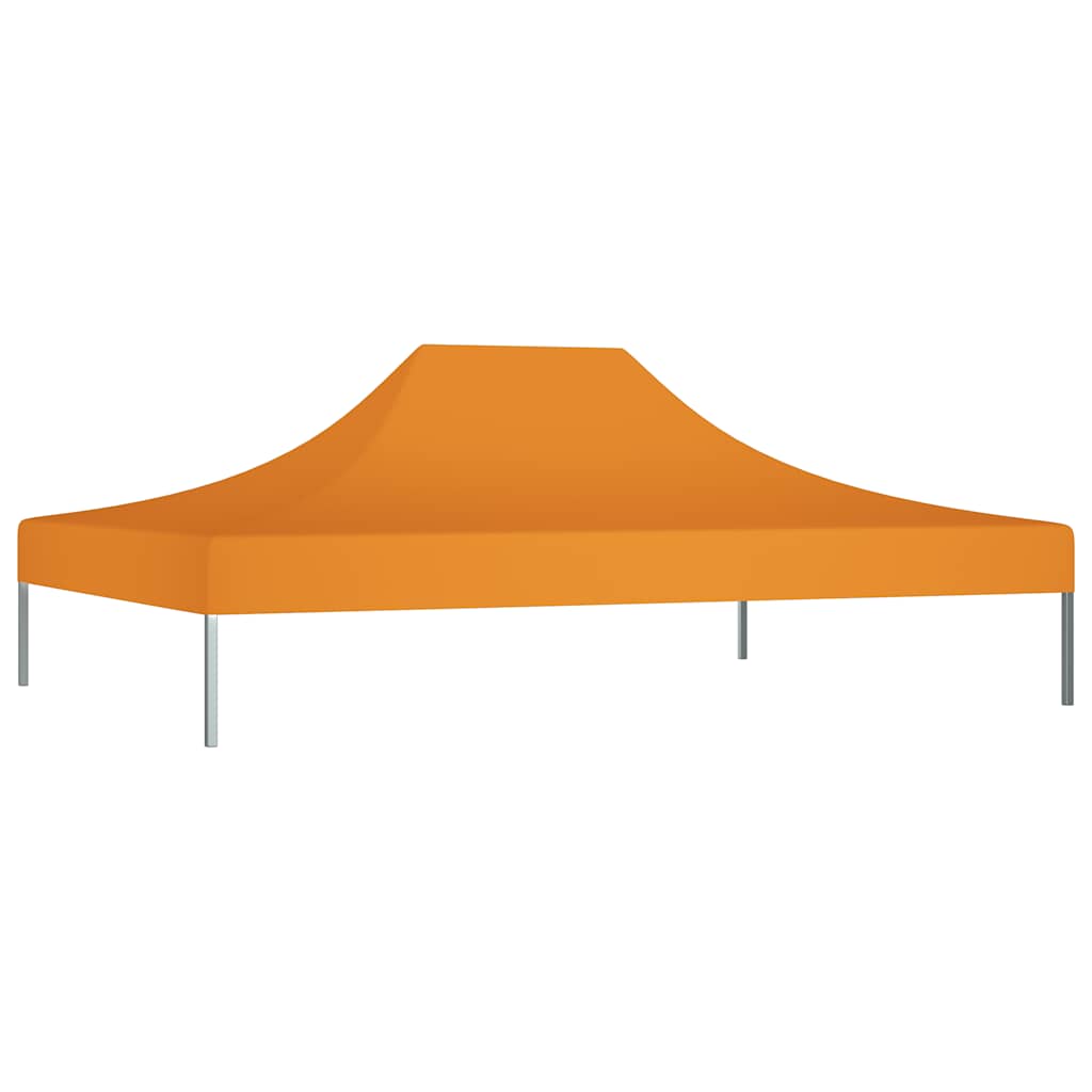 Krov za šator za zabave 4,5 x 3 m narančasti 270 g/m²
