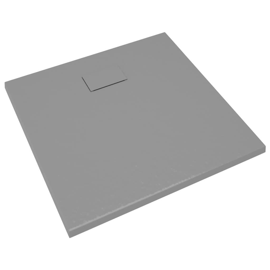 Kada za tuš SMC siva 90 x 80 cm