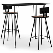 3-dijelni barski set crni