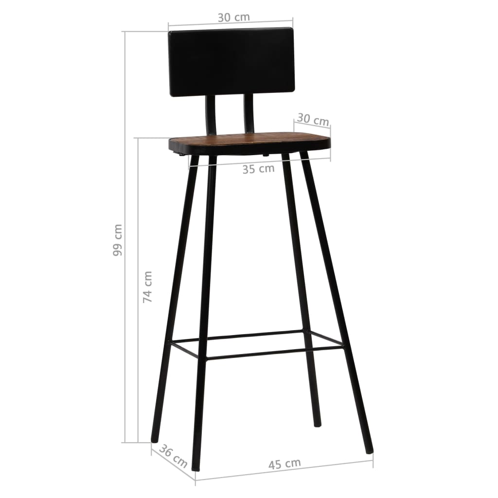 5-dijelni barski set bijeli