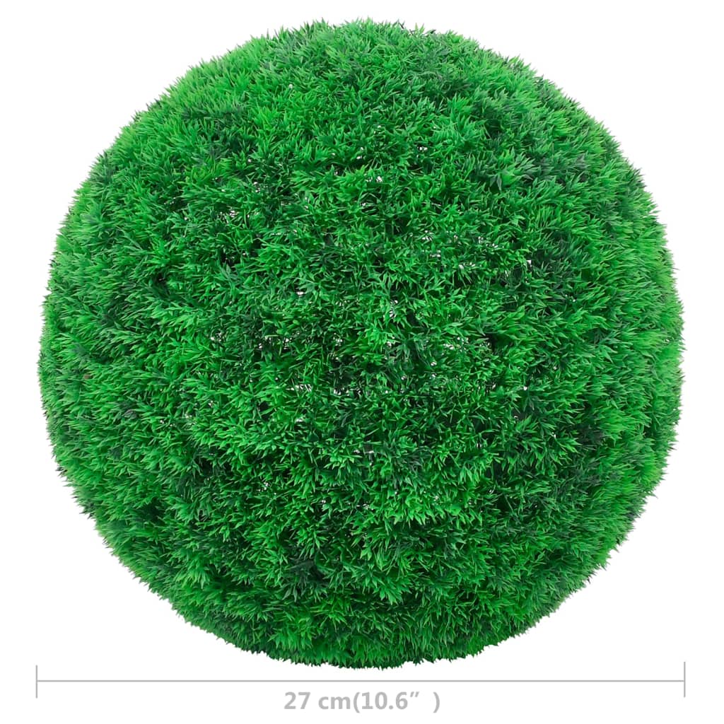 Kugle od umjetnog šimšira 2 kom 27 cm