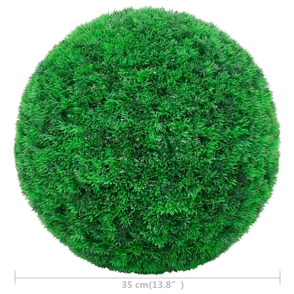 Kugle od umjetnog šimšira 2 kom 35 cm