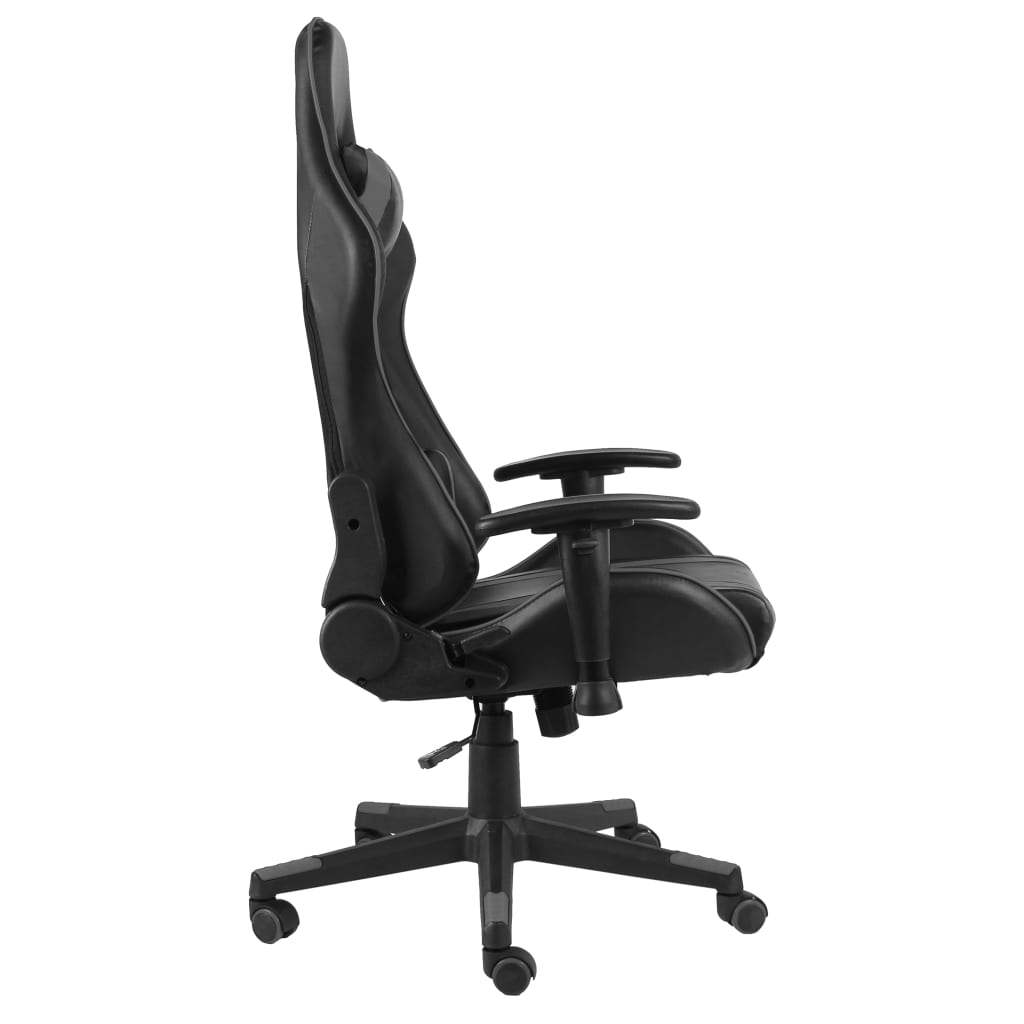 Okretna igraća stolica siva PVC