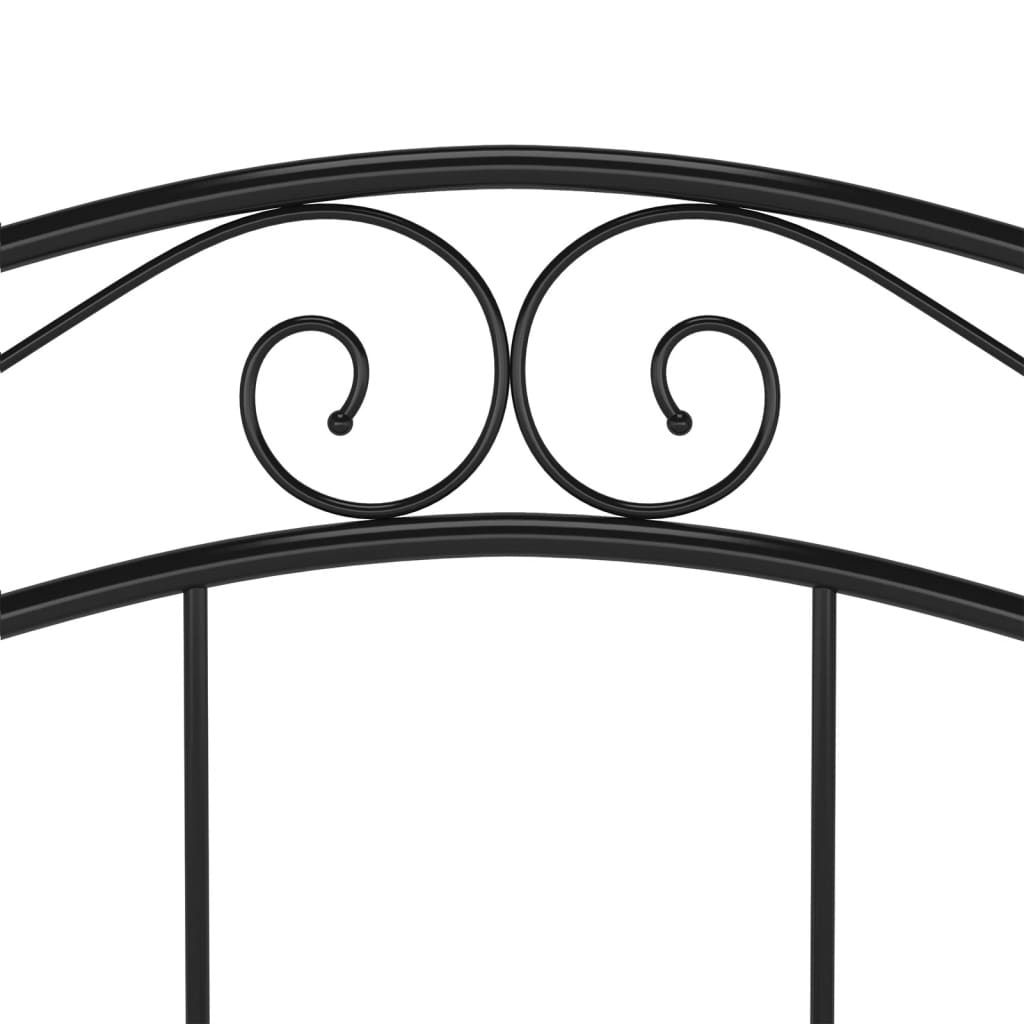 Okvir za krevet crni metalni 120 x 200 cm