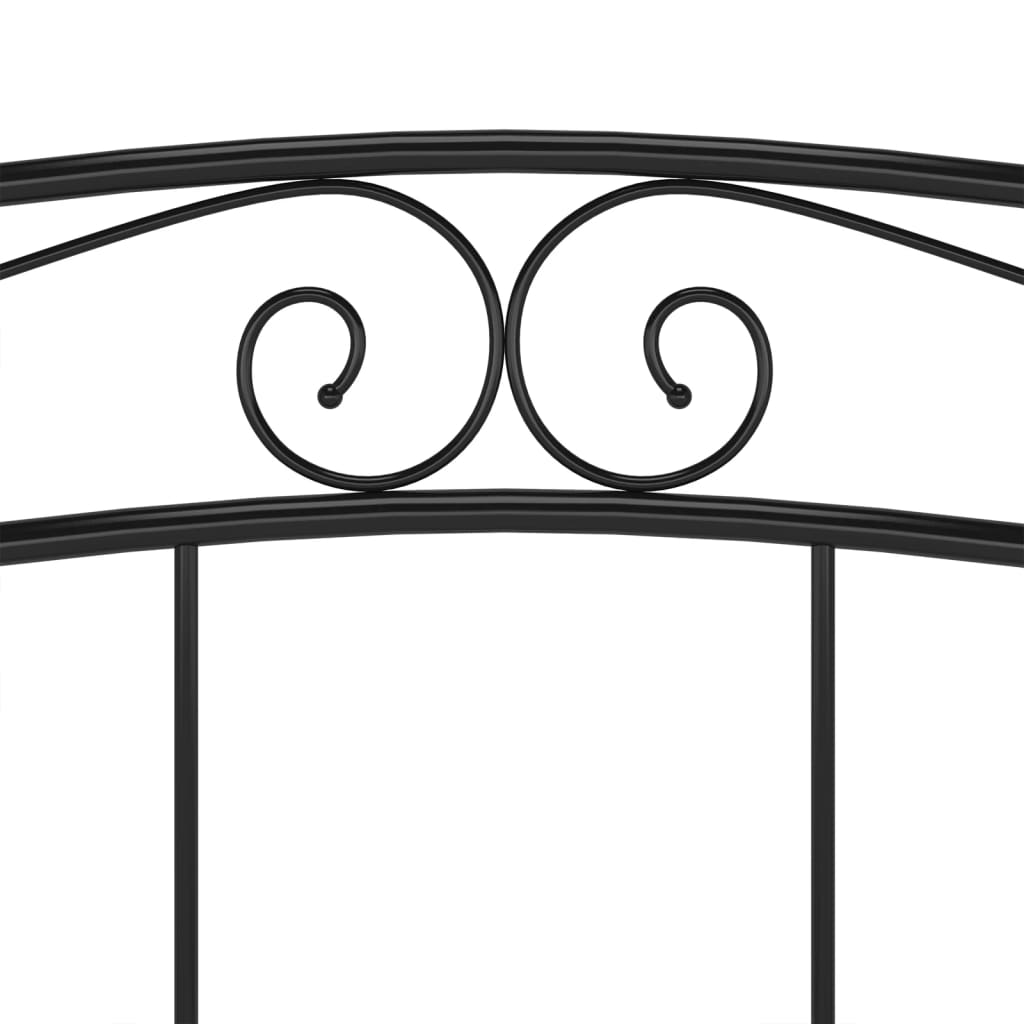 Okvir za krevet crni metalni 180 x 200 cm