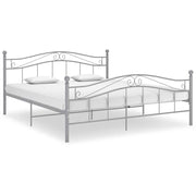 Okvir za krevet sivi metalni 180 x 200 cm