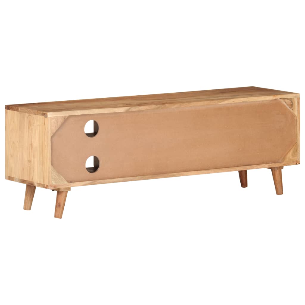 TV ormarić 115 x 30 x 39 cm od masivnog drva bagrema