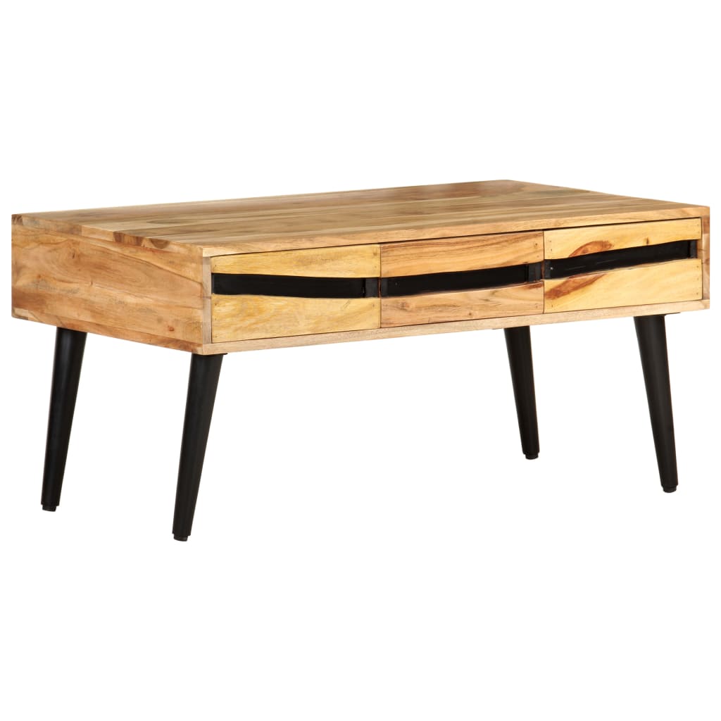 Stolić za kavu 88 x 50 x 42 cm od masivnog bagremovog drva
