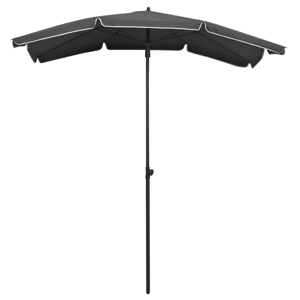 Vrtni suncobran sa stupom 200 x 130 cm antracit