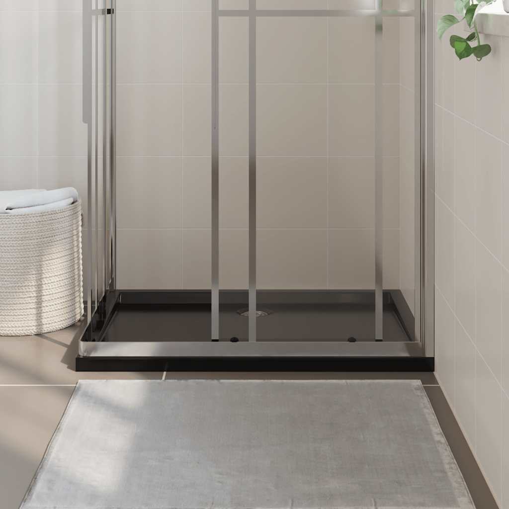 Pravokutna tuš-kada ABS crna 70 x 100 cm