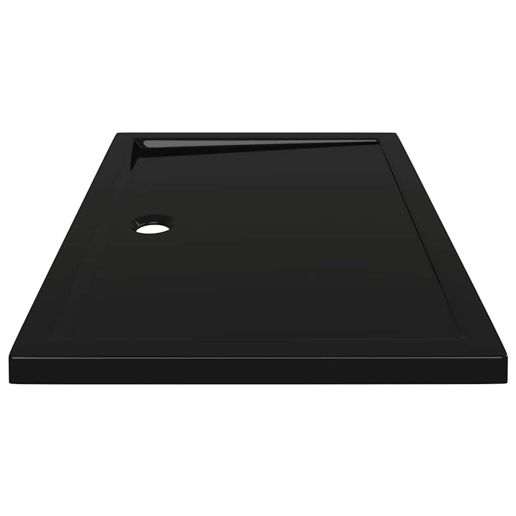 Pravokutna ABS tuš-kada crna 80 x 110 cm