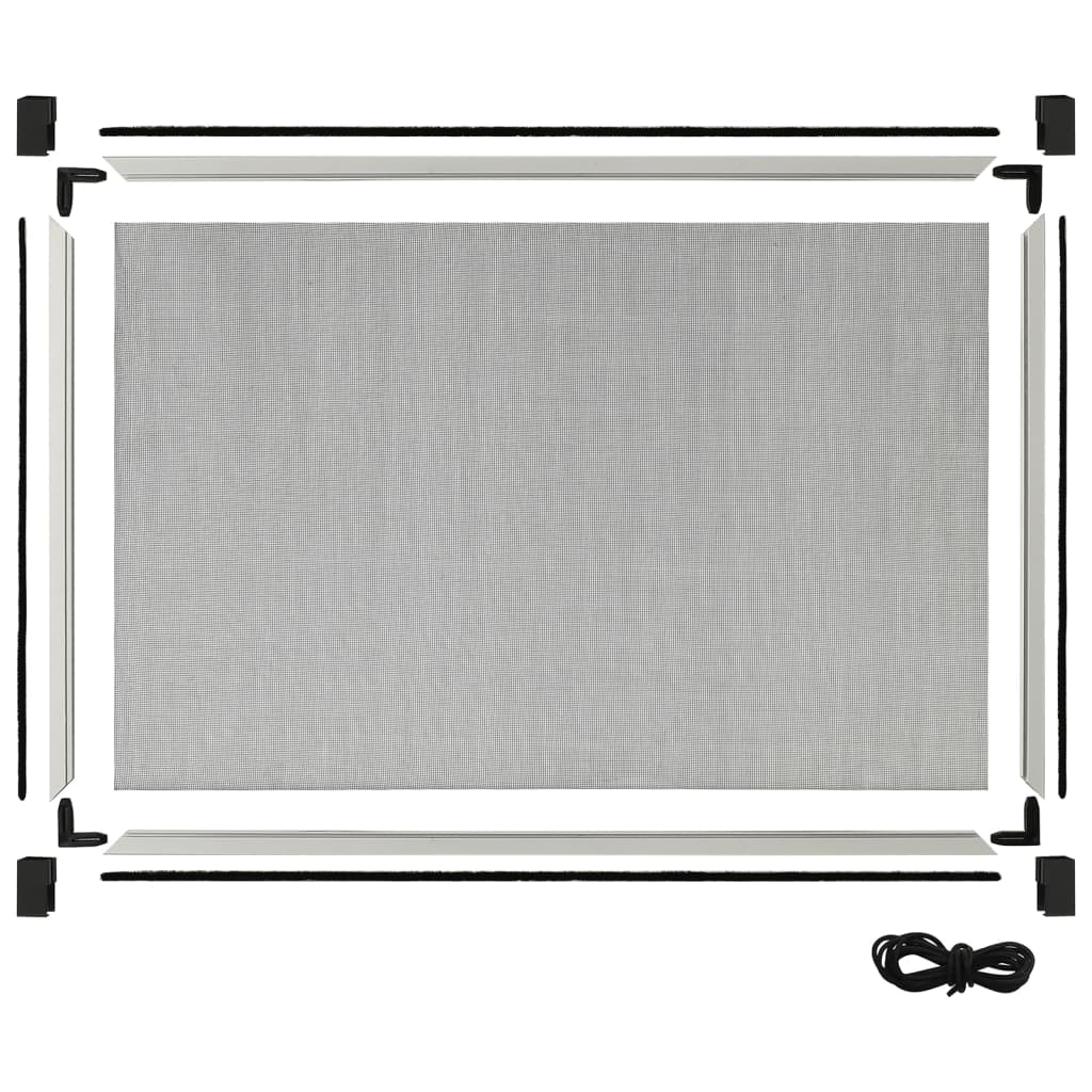 Proširivi zaslon protiv insekata bijeli (75 - 143) x 50 cm