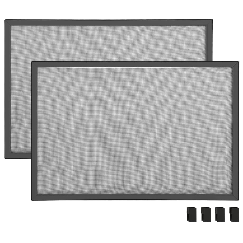 Proširivi zaslon protiv insekata antracit (75 - 143) x 50 cm
