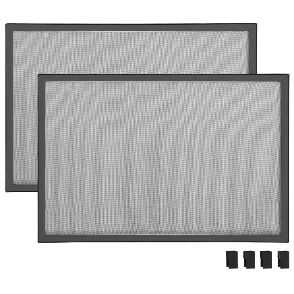 Proširivi zaslon protiv insekata antracit (100 - 193) x 75 cm