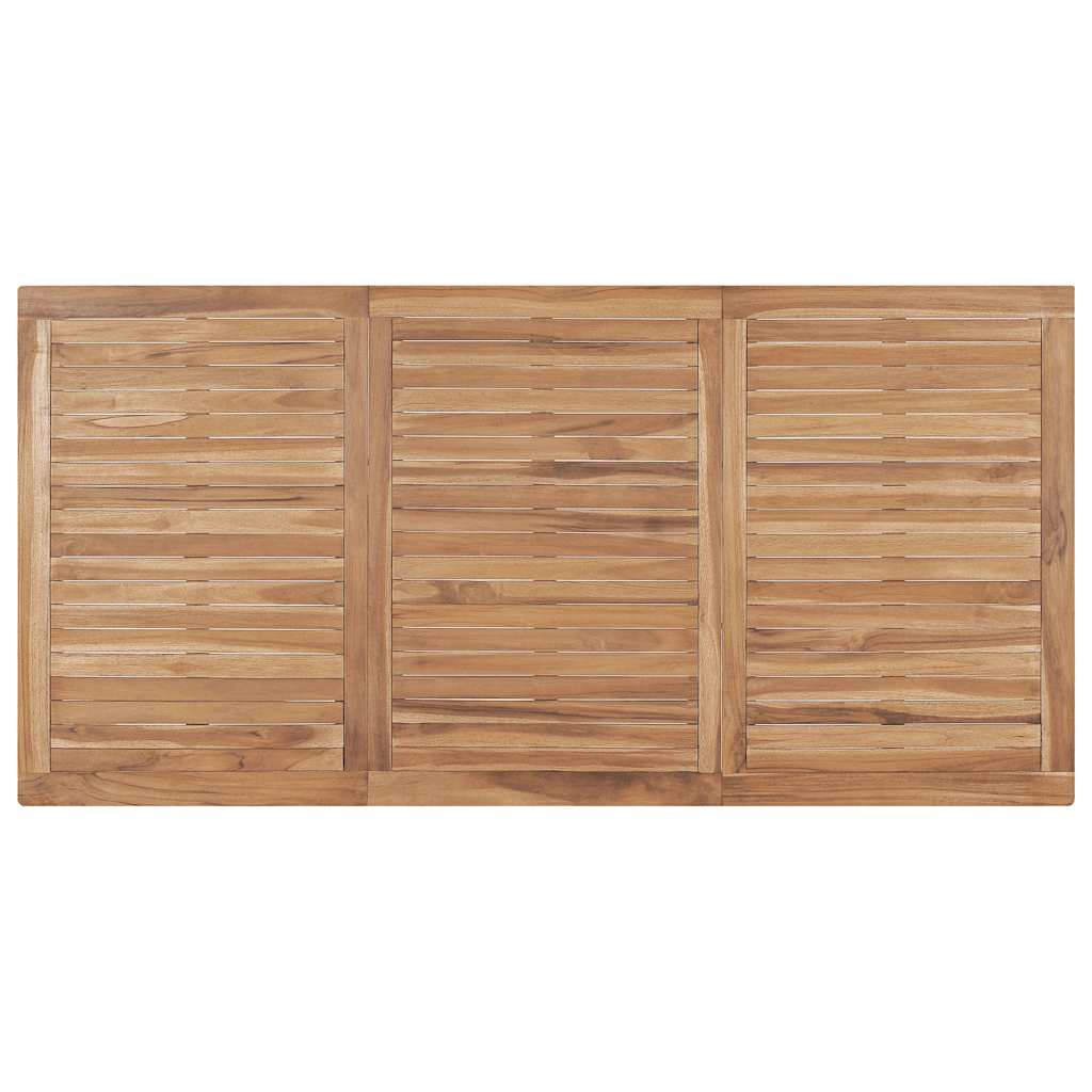 Vrtni blagovaonski stol 180 x 90 x 77 cm od masivne tikovine