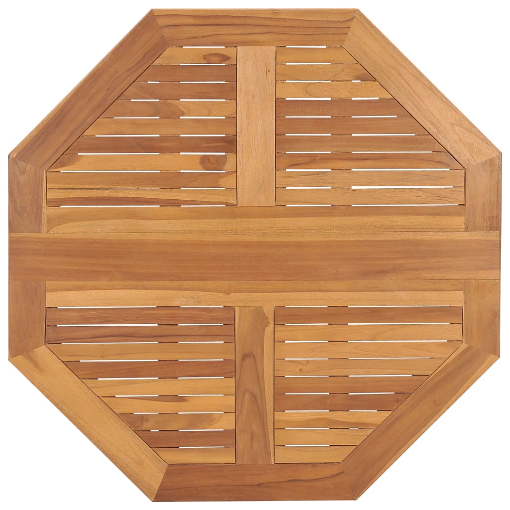 Sklopivi vrtni blagovaonski stol 90x90x75 cm masivna tikovina