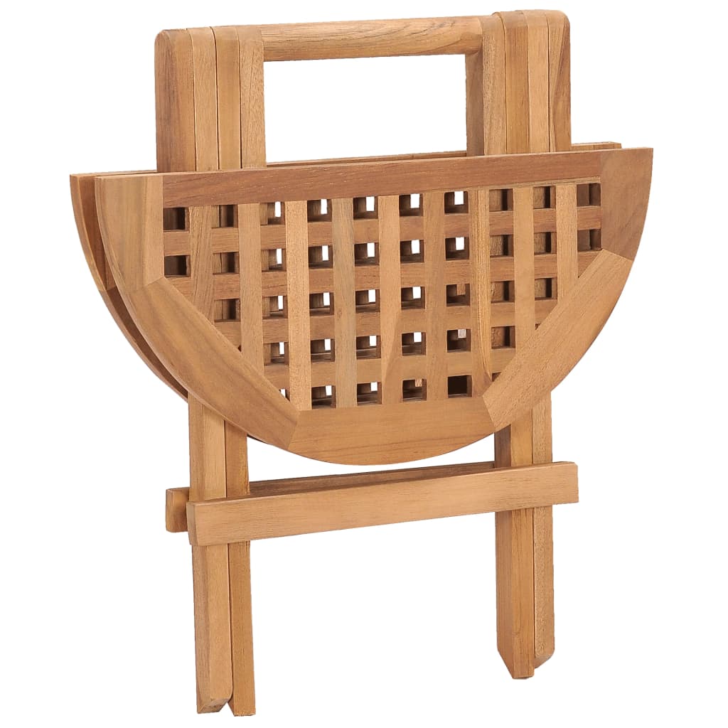 Sklopivi vrtni stol 50 x 50 x 50 cm od masivne tikovine