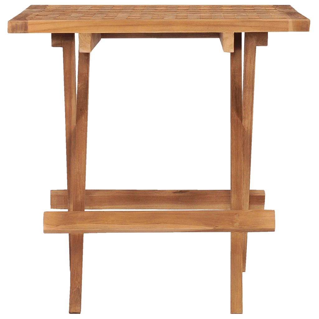 Sklopivi vrtni stol 50 x 50 x 50 cm od masivne tikovine