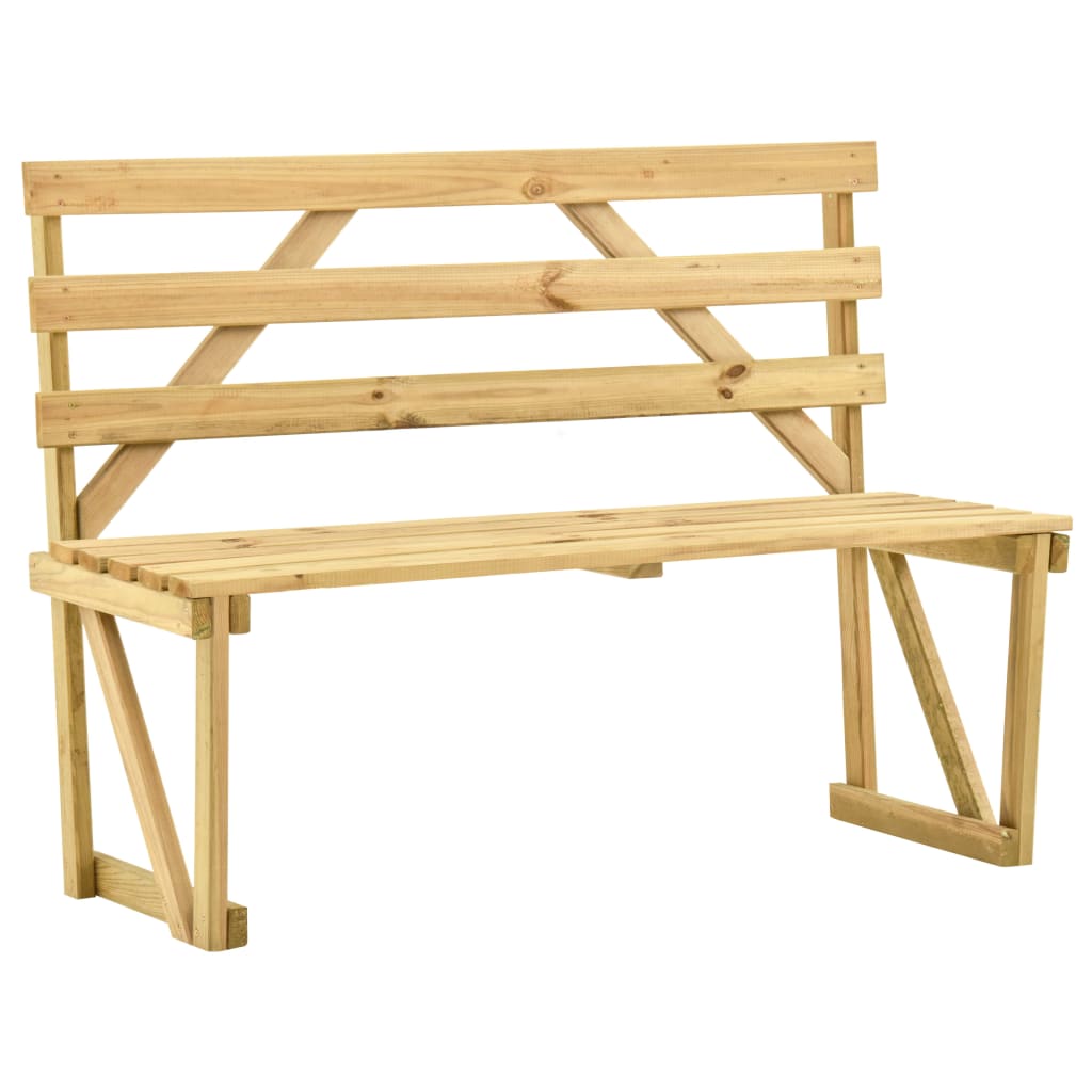 Vrtna klupa 120 cm od impregnirane borovine