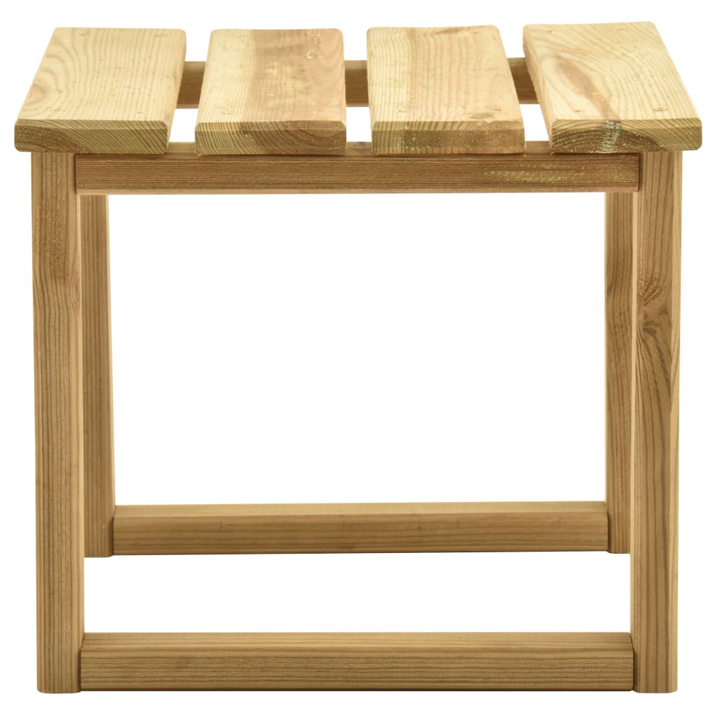 Stolić za ležaj za sunčanje 30x30x26 cm impregnirana borovina