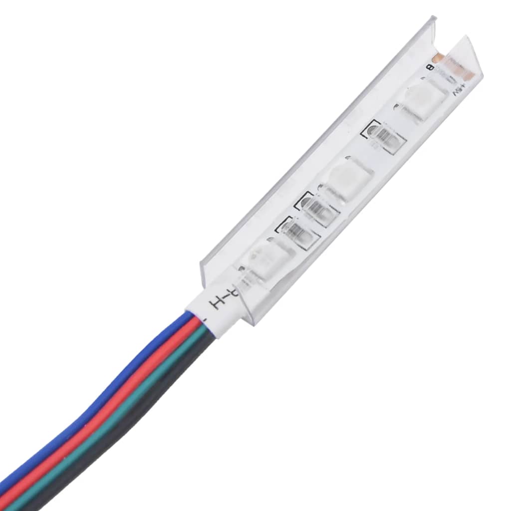 TV ormarić s LED svjetlima bijeli 135 x 39 x 30 cm