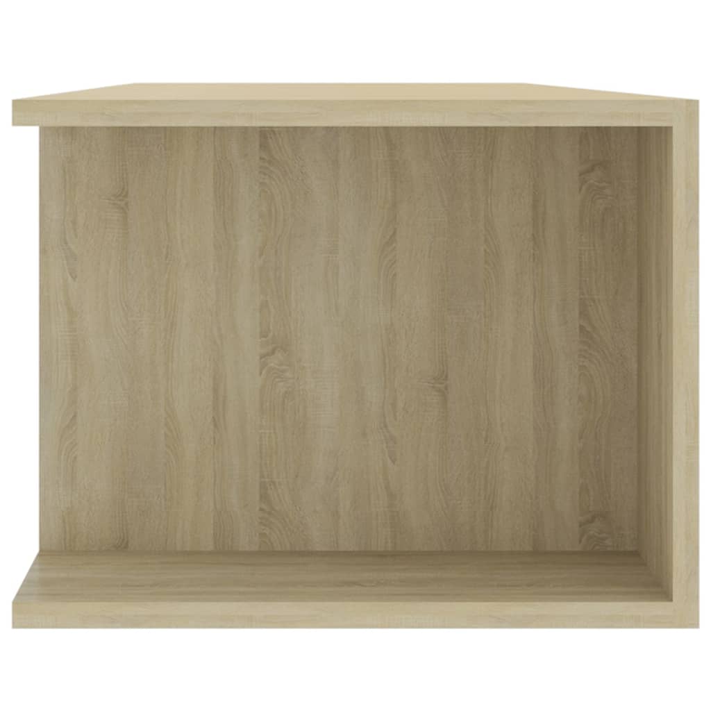 TV ormarić s LED svjetlima boja hrasta sonome 135 x 39 x 30 cm