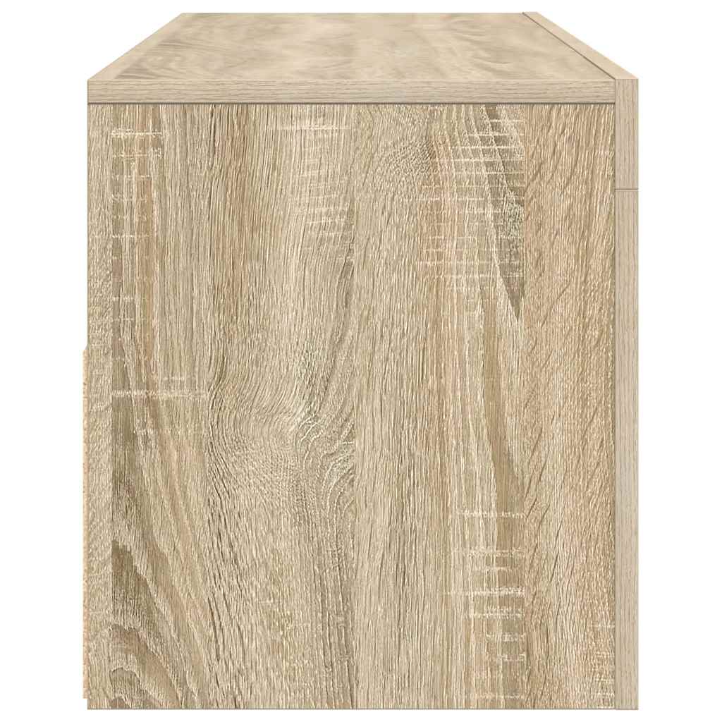 TV ormarić s LED svjetlima boja hrasta sonome 120 x 35 x 40 cm