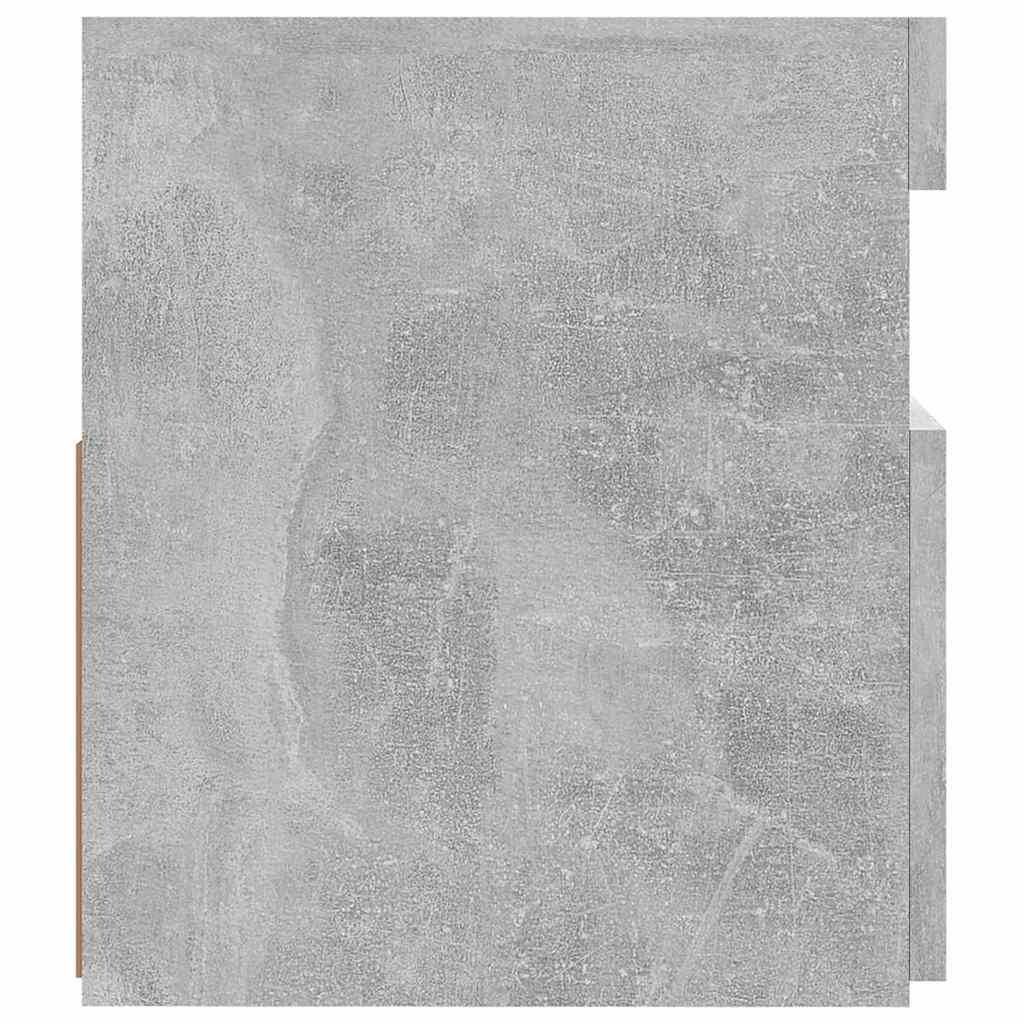 TV ormarić s LED svjetlima siva boja betona 120x35x40 cm